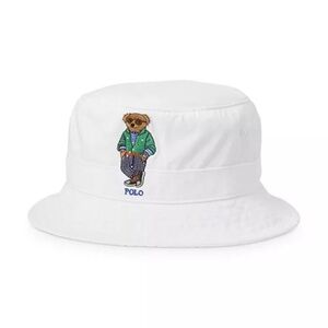 POLO Ralph Lauren - White Bear Bucket Hat
